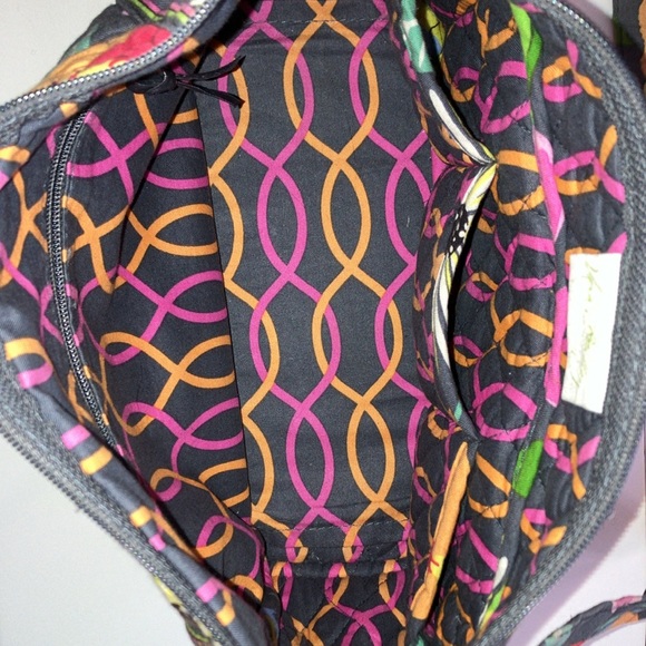 Vera Bradley Jazzy Blooms (Retired) Cross-body Satchel Bag -excellent condition - Picture 6 of 6